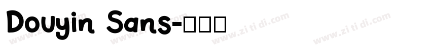 Douyin Sans字体转换